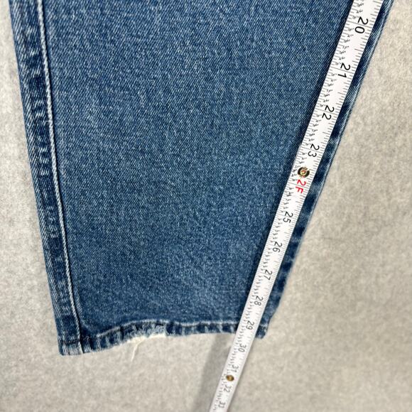 Vintage 90s Lee Jeans Womens 10 Mom Tapered High Rise Distressed Fade Worn 30x29 - Picture 9 of 14